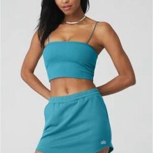 ALO Yoga Goddess Ribbed Bandeau Top